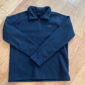 Men’s  North Face Fleece navy blue size L